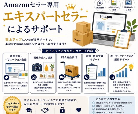 Amazon販売について相談に乗ります Amazon販売を考えている・今悩んでいる方ご相談ください！ イメージ2