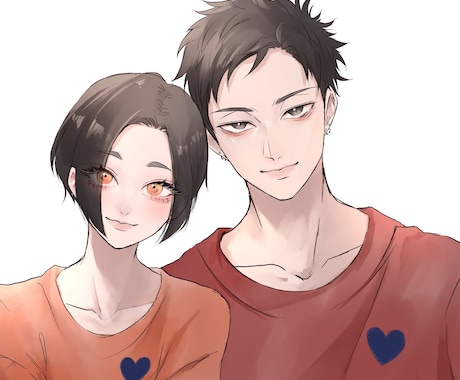 メイクが可愛いイラスト描きます おしゃれで大人可愛いメイク、まつ毛が特徴のイラストです。 イメージ2