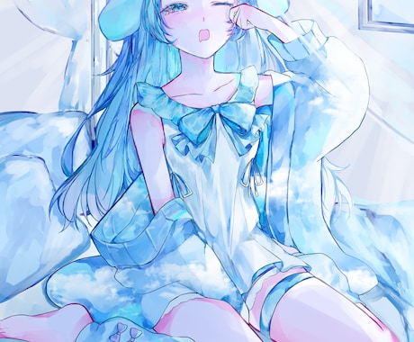 宝石のように輝くイラストを描きます サムネイル、アイコン、グッズ化、様々な用途で使用可能 イメージ2