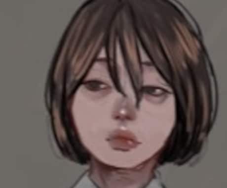 SNSアイコンを描きます 厚塗りでリアルめなタッチの人物イラストを描きます イメージ2