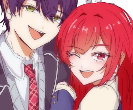 アイコン、イラスト、夢絵etcなんでも描きます 有償依頼お受け致します！最短1日納品！界隈不問！ イメージ2