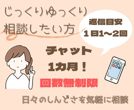 チャット1か月！仕事が辛い方にじっくり寄り添います 休職経験者×臨床心理士 毎日のしんどさをふと話せる安心感˖✧ イメージ1