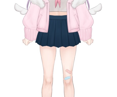 VTuberパーツ分けイラスト描きます キャラデザからパーツ分け、キービジュアルまでお任せ下さい。 イメージ2