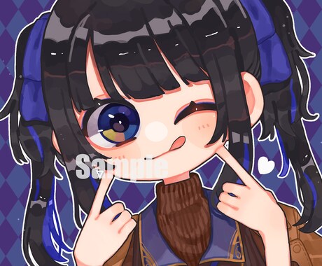 ポップなかわいいイラスト描きます あなたのアイコン、ヘッダーおまかせください！ イメージ2