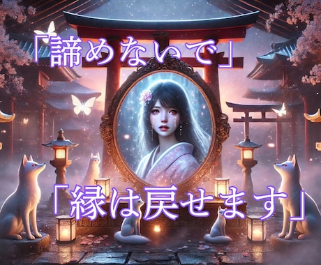 魂で繋がる縁を上級陰陽師が結ぶ｜二人の未来結びます 二人の未来を詳細に解読───願いを現実へ変える“縁結びの術” イメージ2