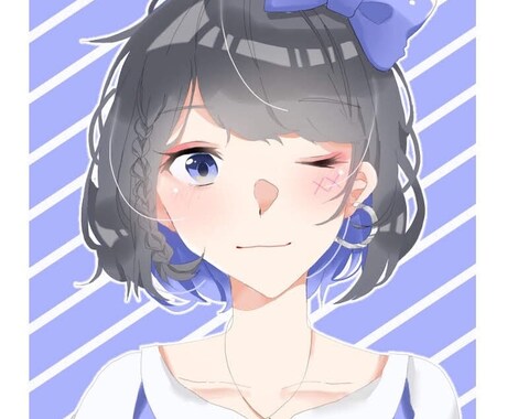 SNS用アイコン描きます 安さ重視で( ¨̮ )アイコンが欲しくなった時に気軽に！ イメージ1