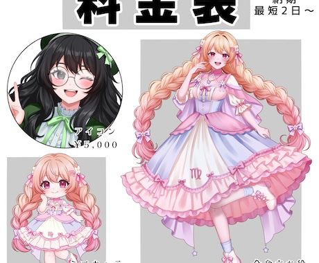 スピード納品！イラスト制作します 満足していただけるものを制作します イメージ2