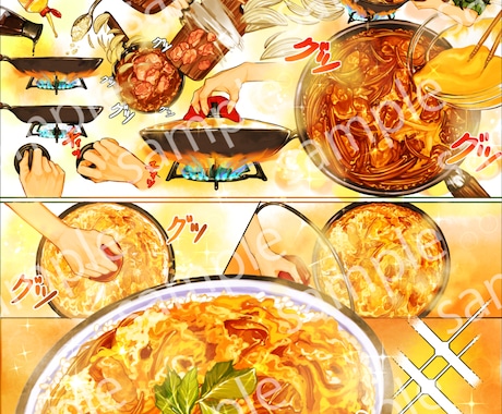 誰もが目を惹く華やかな一枚絵を制作致します 納期厳守で丁寧な対応を心がけています。 イメージ2