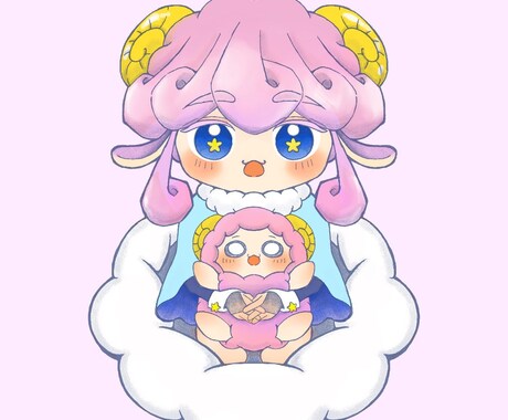 可愛い系のイラスト描きます もちっと可愛いアイコンどうですか？ イメージ2