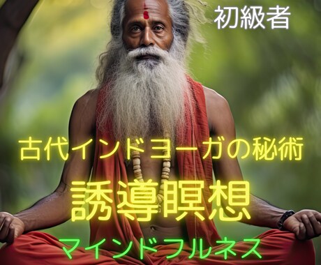 古代インドヨーガの秘術でこころの平安を得られます 瞑想の熟練者と同じ意識状態を体感してみてください イメージ1
