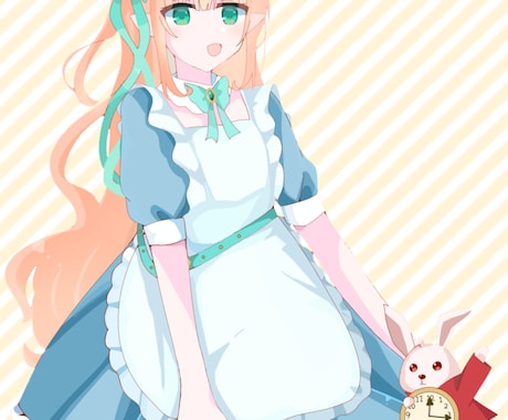 ふんわりかわいい一枚絵・立ち絵をお描きします イメージ1
