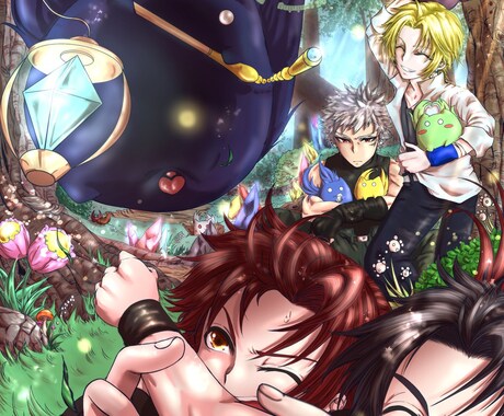 表情や雰囲気を大事にしたイラスト描きます 動画や小説の挿絵などにいかがですか！ イメージ2