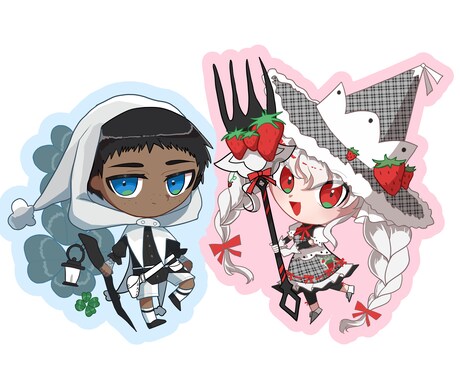 VTuber用イラスト制作します 配信用やSNS用に最適な一枚。あなたの魅力を丁寧に表現。 イメージ2