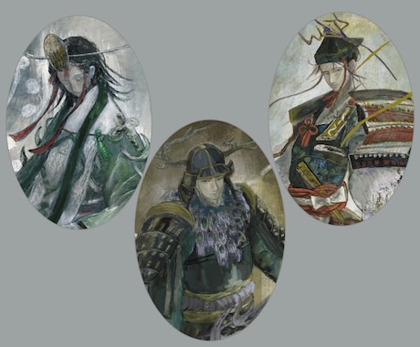 梅】神秘的でどこか退廃的な一枚絵を描きます 商用・二次利用〇　手軽に卯月麦の世界観をお手元に イメージ2