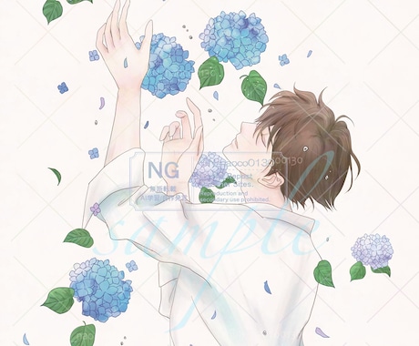 小説の表紙絵や配信サムネイル描きます 心を惹きつけるイラストであなただけの世界観に！ イメージ2