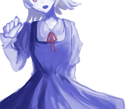 不思議な絵をかきます 細かなオーダーが出来ますので、より合った作品が届きます イメージ1