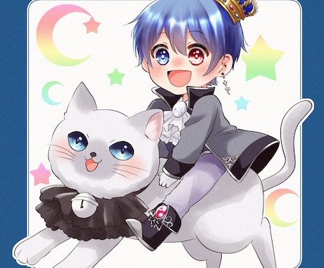 歌ってみたやサムネイル、立ち絵、アイコン描きます 可愛い雰囲気のイラスト描きます！ イメージ2