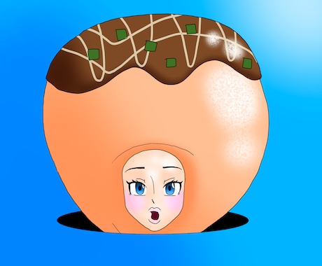 キャラクターの顔をアップで映す構図を考えております SNS用ちょっとフェティッシュなキャラアイコン イメージ1