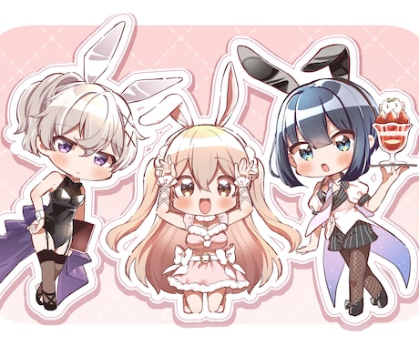 まんが家/ミニキャライラスト制作いたします SNSのアイコンやオリジナルグッズに……！！✨ イメージ2