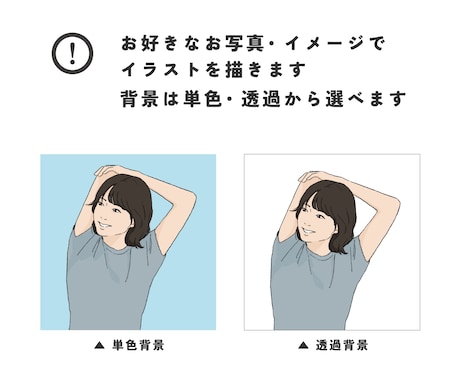 プロフィールに最適！似顔絵アイコンを描きます 信頼感・清潔感のあるイラストで、あなたの魅力を伝えます イメージ2