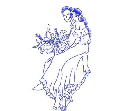 シンプルでお洒落なイラストを作成します イメージ1