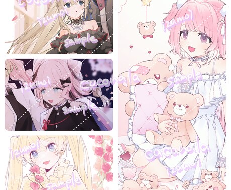 イラスト描きます SNSアイコン/動画配信のサムネイル/一枚絵 イメージ2