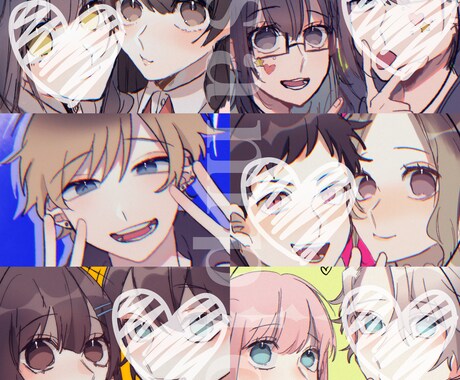 貴方の可愛いコテキャ様描きます あなたの可愛いコテキャ様をコテキャ様をスピーディに描きます！ イメージ2