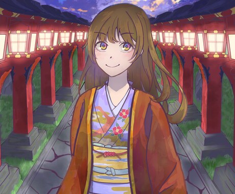 SNSアイコン・一枚絵・サムネイル等制作いたします アナログチック・柔らかなテイストでお届けします イメージ2