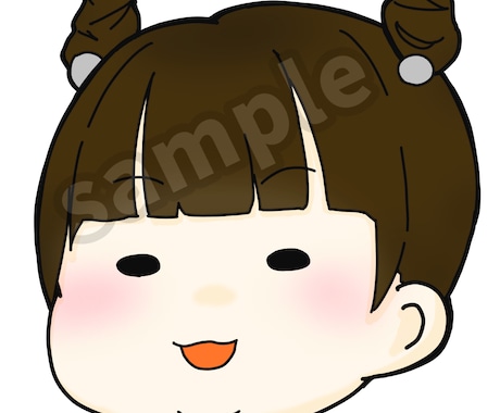 ゆるくてかわいいアイコンを描きます SNSやブログに！ぷにっとかわいいアイコンをお届けします！ イメージ2