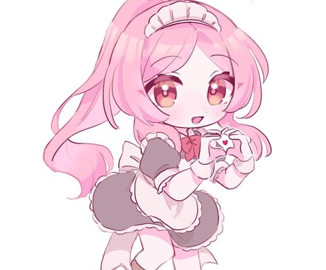 追加料金なし×可愛いデフォルメイラストお描きします SNSのアイコンなどにお使い頂けるSD、デフォルメイラスト イメージ2