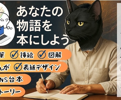 伝わる文章作成と出版サポートしいたします SNS集客や出版に強い文章、アイデアを形にする伴走ライター イメージ1