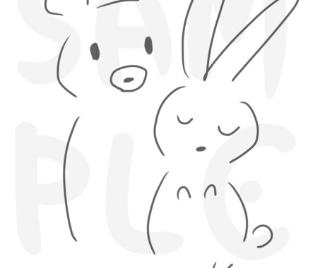 ゆるいイラストを描きます アイコンやワンポイントにお使いください。 イメージ2