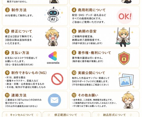 LINEスタンプ作ります 可愛いLINEスタンプ用イラスト制作8〜16枚 イメージ2
