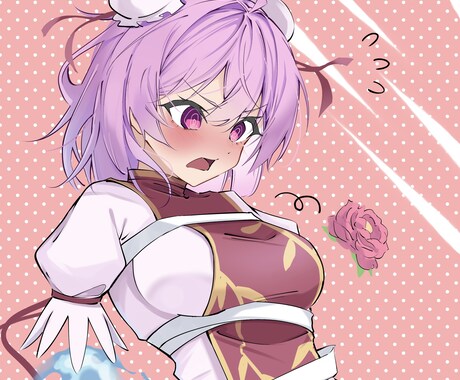 可愛くて目立つキャラクターイラスト描きます サムネイル、アイコン、立ち絵など様々な用途に使えます イメージ2
