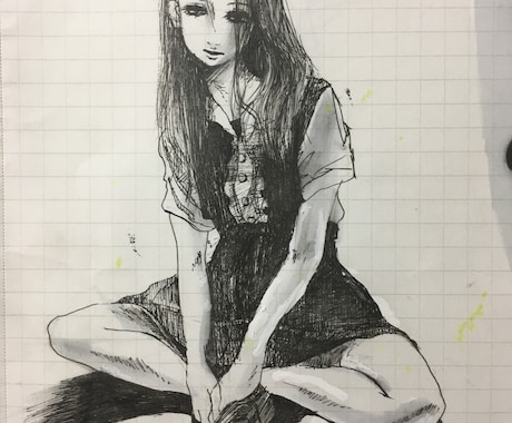 アナログぇゆるイラからクールイラまで描きます 甘すぎないイラストでSNSのトプ画飾りませんか？？ イメージ1