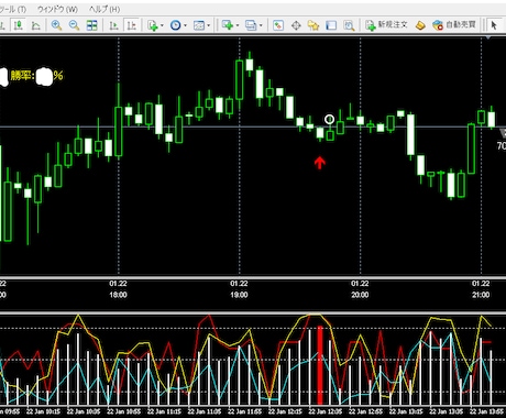 バイナリーオプション裁量取引サブインジケータざます ロジック、根拠、節目、サインツール、全て明確に見えるんです イメージ1