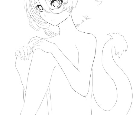 イラストやアイコンの線画を提供します 線画だけもいいから欲しいという方へ イメージ2
