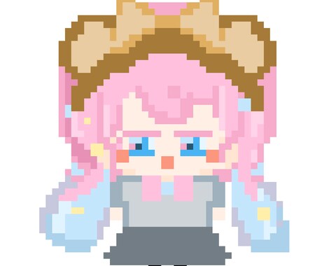 商用利用可能！ドッド絵キャラ1000円でいけます かわいいドッド絵！ピクセル風！アイコンなどにぴったり！ イメージ2