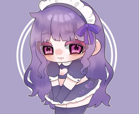 SNSアイコンなどのイラスト描きます デジタルでかわいいイラスト描いてます◎ イメージ1