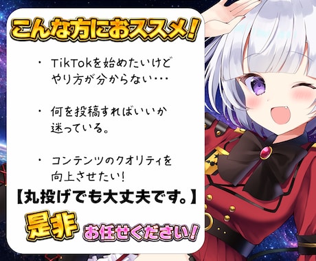 現役インフルエンサーがTikTok運用代行をします SNS総フォロワー数2万人超。　徹底分析で効果測定、改善施策 イメージ2