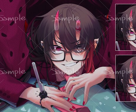 魅力的な1枚絵、ロゴデザインなど幅広く描けます 歌みたや立ち絵イラストの実績あり！ イメージ2
