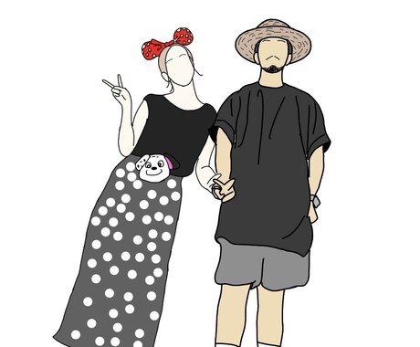 SNSなどに使用するアイコンを描きます お洒落雰囲気のアイコンにしたい方向けにイラスト制作を致します イメージ2