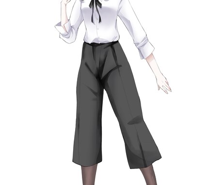 全身立ち絵のご注文承ります 全身の立ち絵制作。キャラクターデザインも対応可能です。 イメージ2