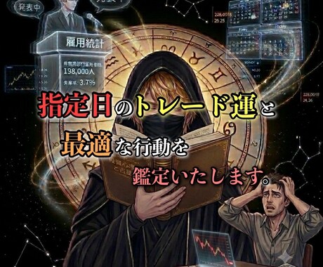 指定日のトレード運と最適な行動を鑑定します 生まれ持った星×指定日の星で導く、あなたの1日トレード羅針盤 イメージ1