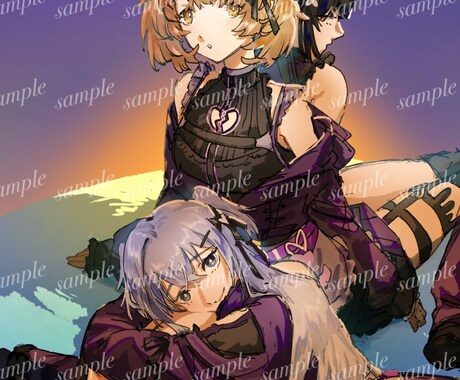 あなたのオリジナルキャライラストを描きます あなたの理想を形にするお手伝い、させてください！！ イメージ2