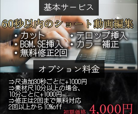 歴を活かしたハイスピード編集致します 【ハイクオリティ】満足重視ショート動画編集！なんでも対応 イメージ2