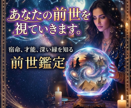 あなたの前世視ます 私の前世ってなんだろう？気になるあなたの前世を視ます！ イメージ1