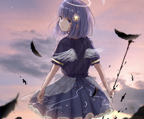 透明感のある可愛い女の子イラスト制作します SNSアイコン・立ち絵・一枚絵まで幅広く対応します イメージ1