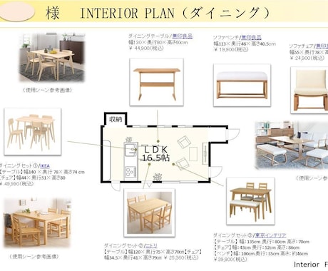 快適と心地よい空間に。１LDKコーディネートします コンパクトマンション、リビングダイニングのコーディネート イメージ2