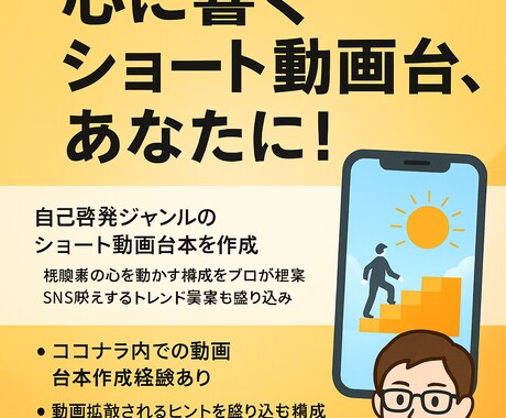 成功へ導く自己啓発台本を作成します 夢を現実に変える力強い言葉を！ イメージ1